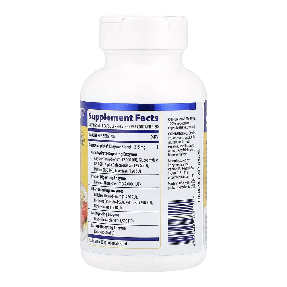 Prebavni encimi - 90 kapsul - slika 4