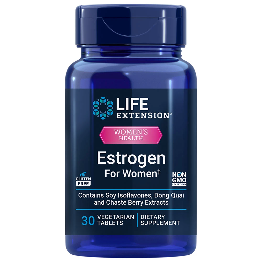 Estrogen za ženske - 30 vegetarijanskih tablet - slika 4