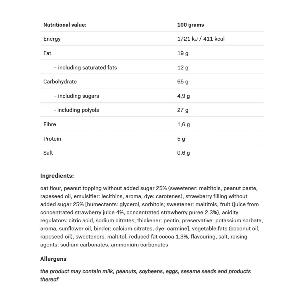 Peanut Butter Strawberry Jelly - 128g