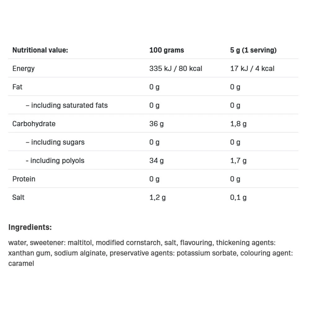Fitking Delicious Sauce, Salted Caramel - 500g - slika 3