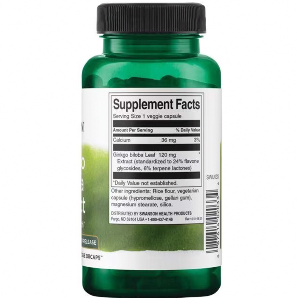 Izvleček ginka bilobe, 120 mg - 100 kapsul - slika 3