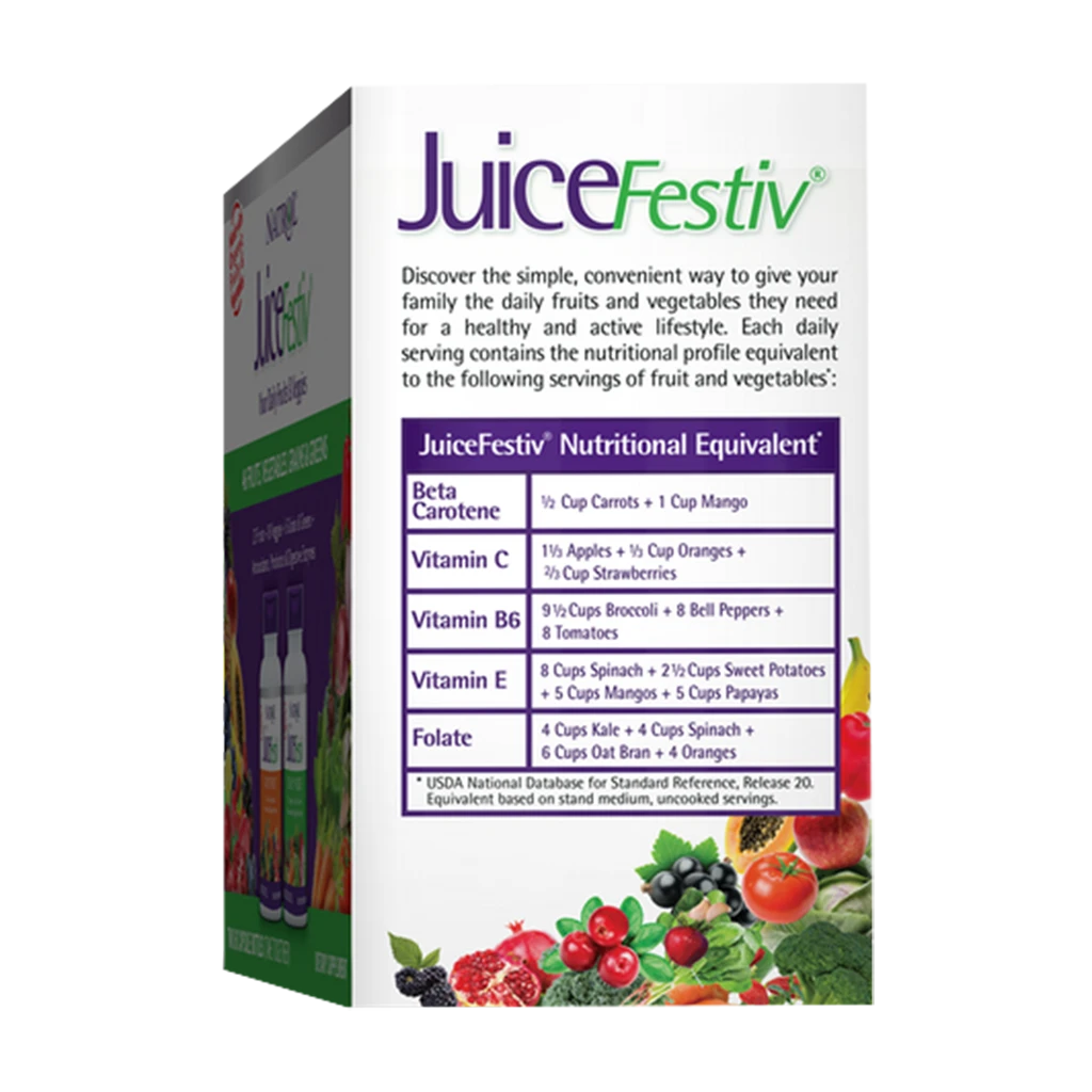JuiceFestiv, dnevno sadje in zelenjava - 60 + 60 kapsul - slika 3
