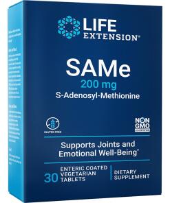 Life Extension - SAMe 200 mg (S-Adenosyl-Methionine) (30 Tablets)