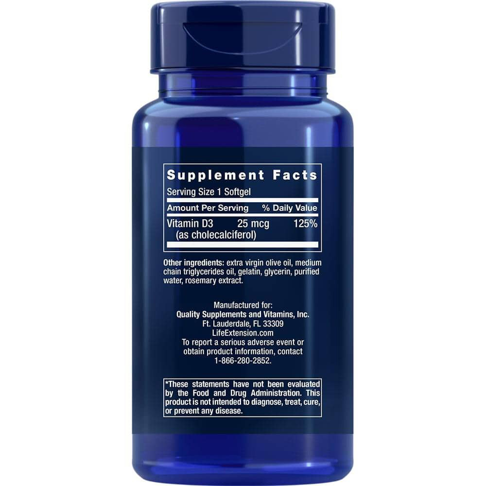 Vitamin D3, 1000IU - 250 mehkih gelov - slika 5