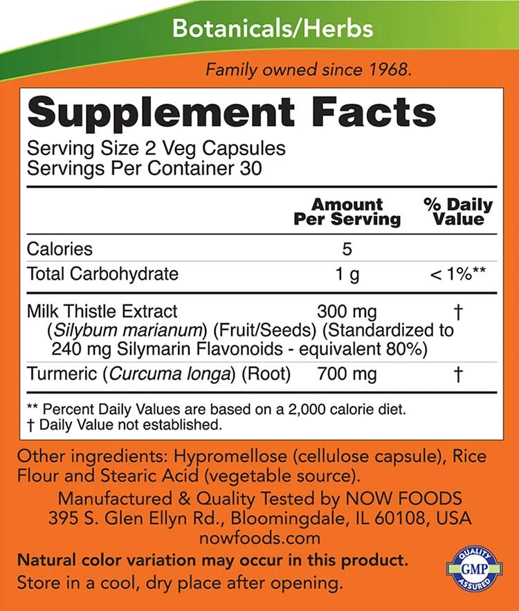 Izvleček pegastega badlja s kurkumo, 150 mg - 60 kapsul - slika 3