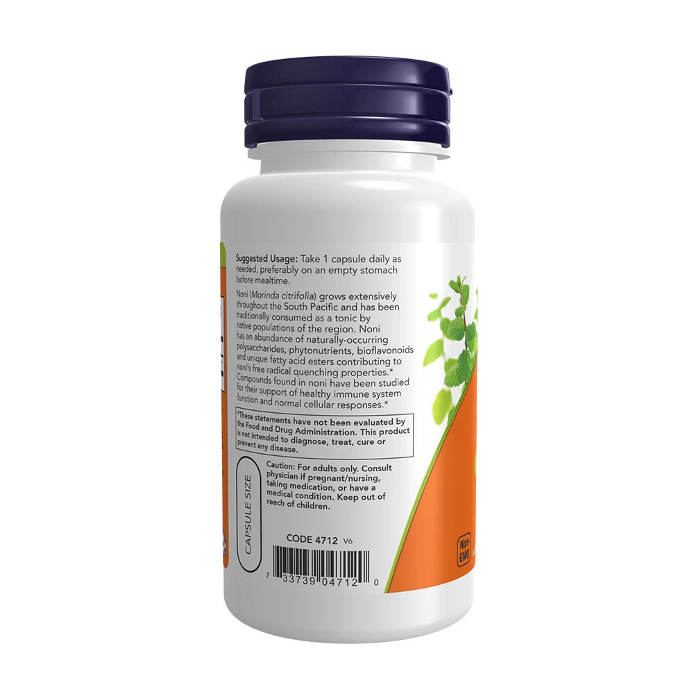 NOW Foods – Noni 450 mg, 90 veganskih kapsul - slika 3