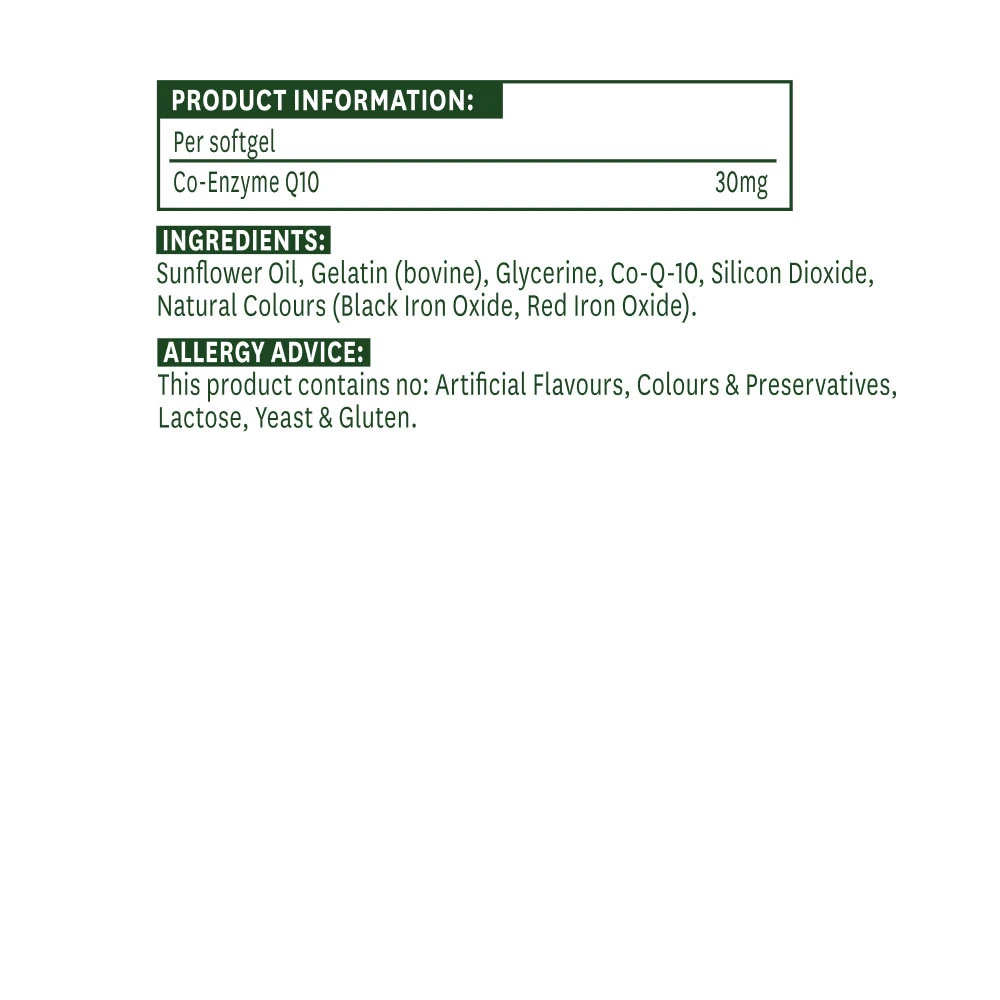 Natures Aid - Koencim Q10, 30 mg, 30 mehkih kapsul - slika 5