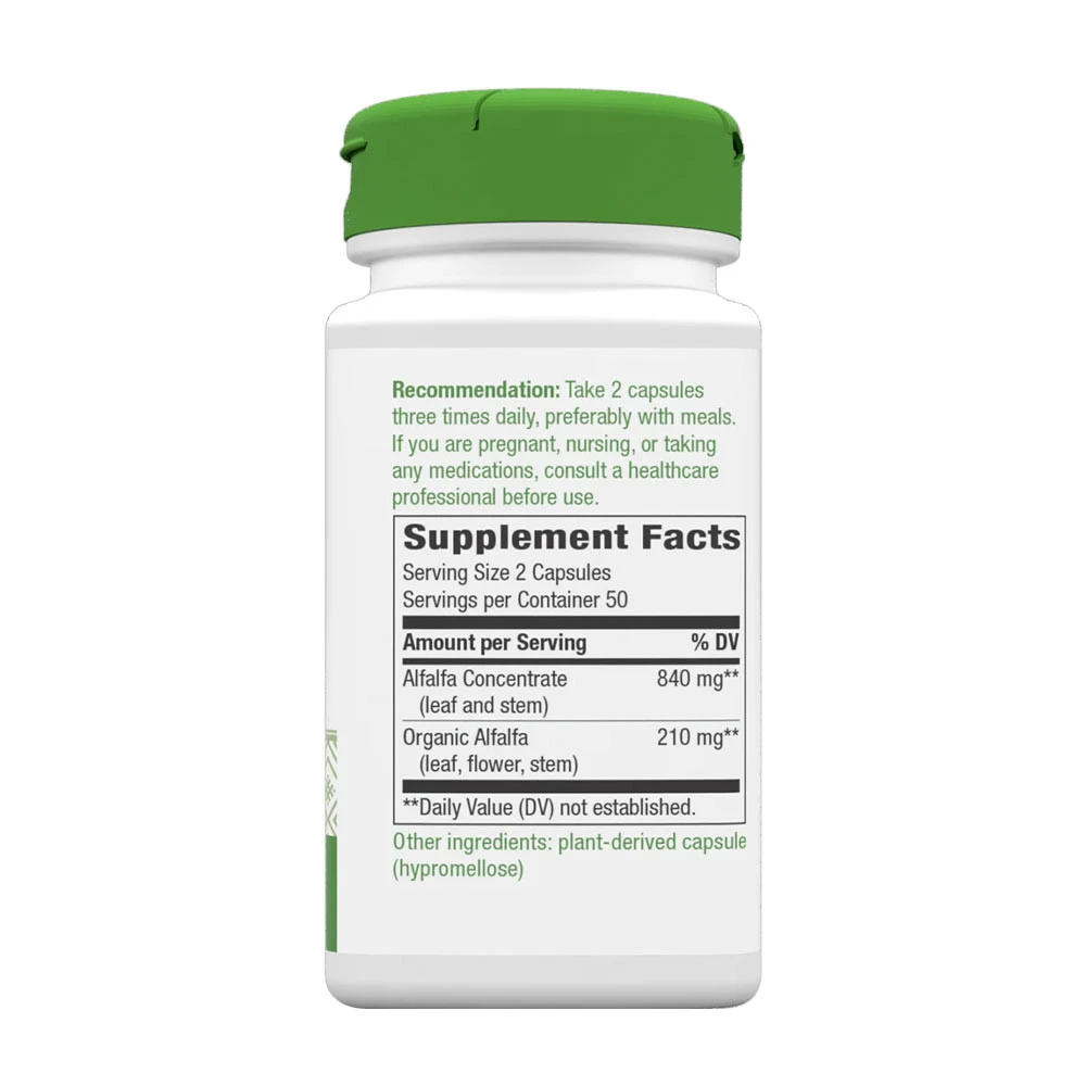 Nature's Way – Alfa-Max, 100 rastlinskih kapsul - slika 7