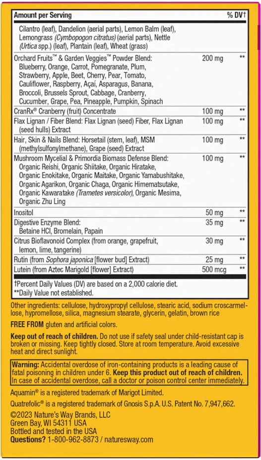 Nature's Way – Alive! Max3 Potency Multivitamin za ženske, 90 tablet - slika 5