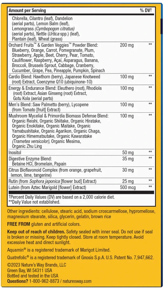 Nature's Way – Alive! Men’s Max3 dnevni multivitamin, 90 tablet - slika 3