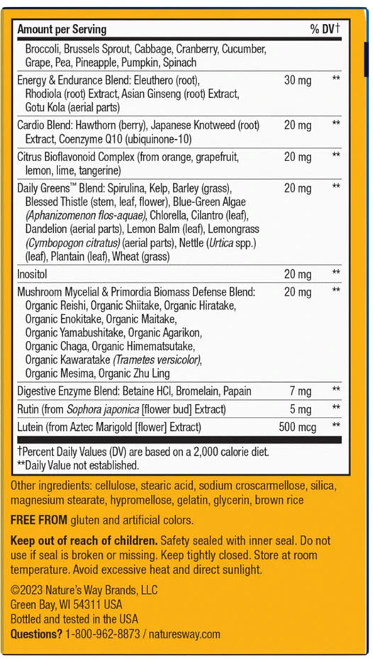 Nature's Way – Alive! Ultra multivitamin za moške, 60 tablet - slika 8