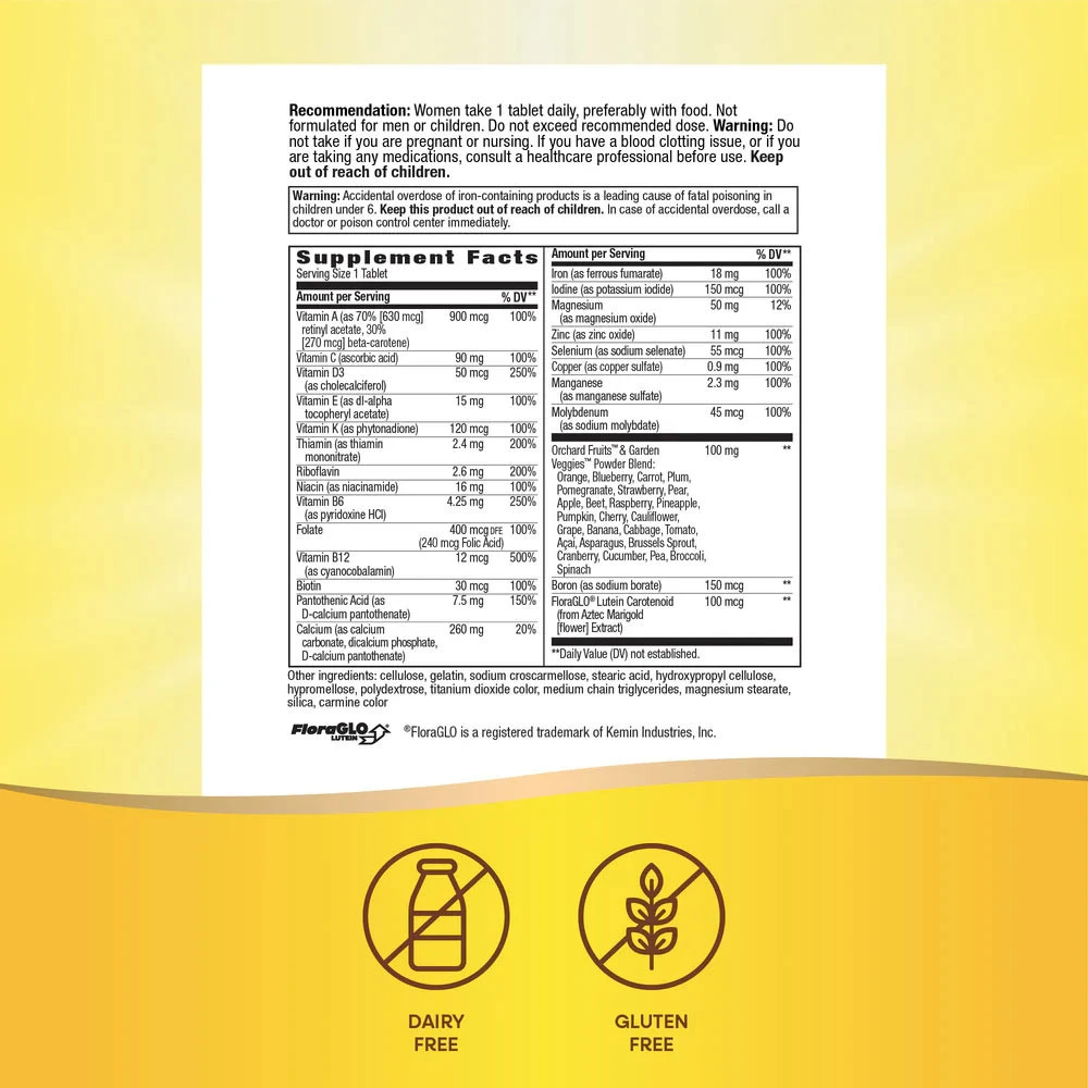 Nature's Way – Alive! Kompletni multivitamin za ženske, 130 tablet - slika 6