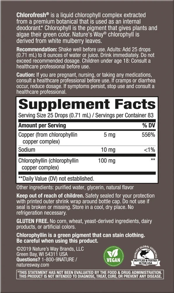 Nature's Way - Chlorofresh® kapljice klorofila, 59 ml - slika 8