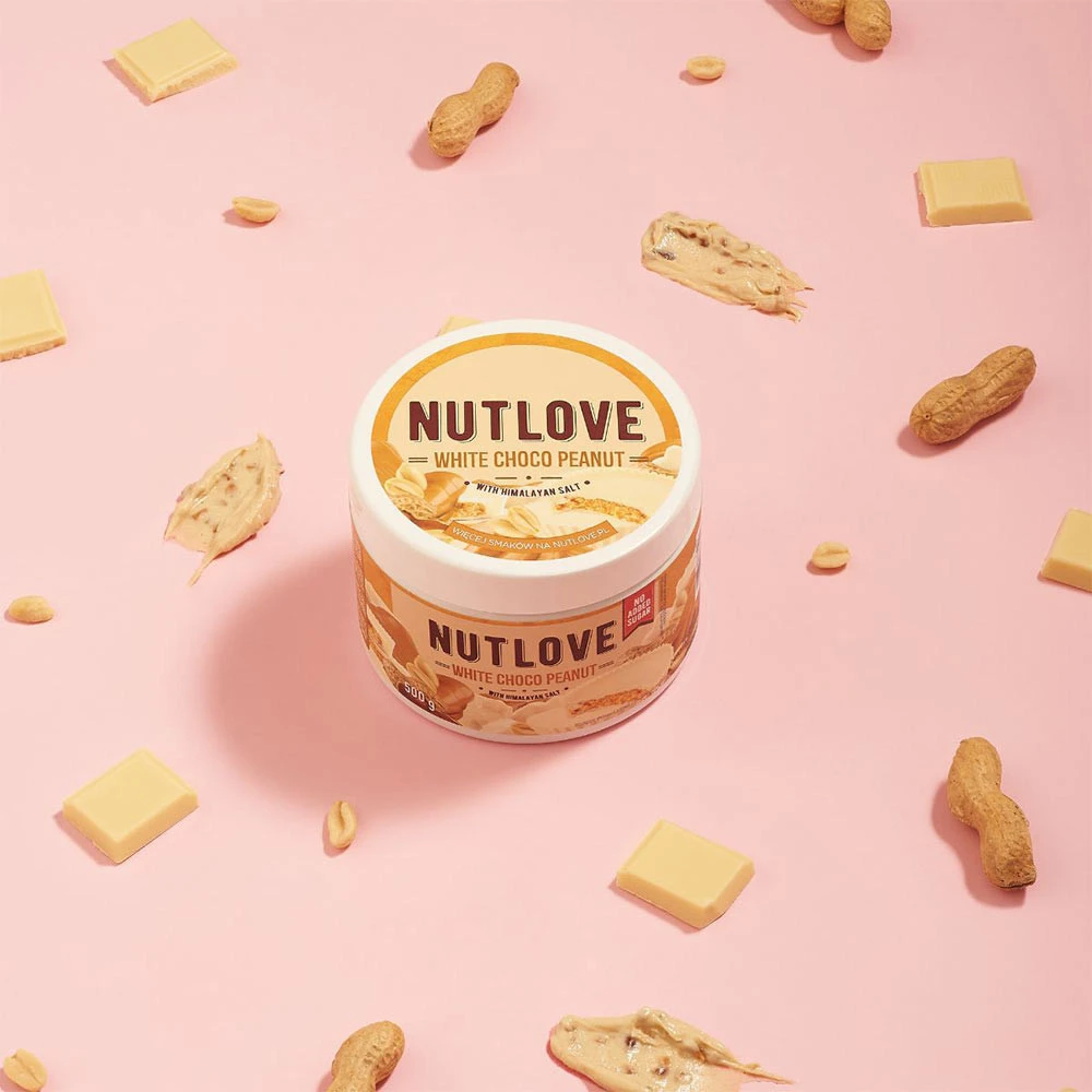 Nutlove, White Choco Peanut - 500g - slika 5