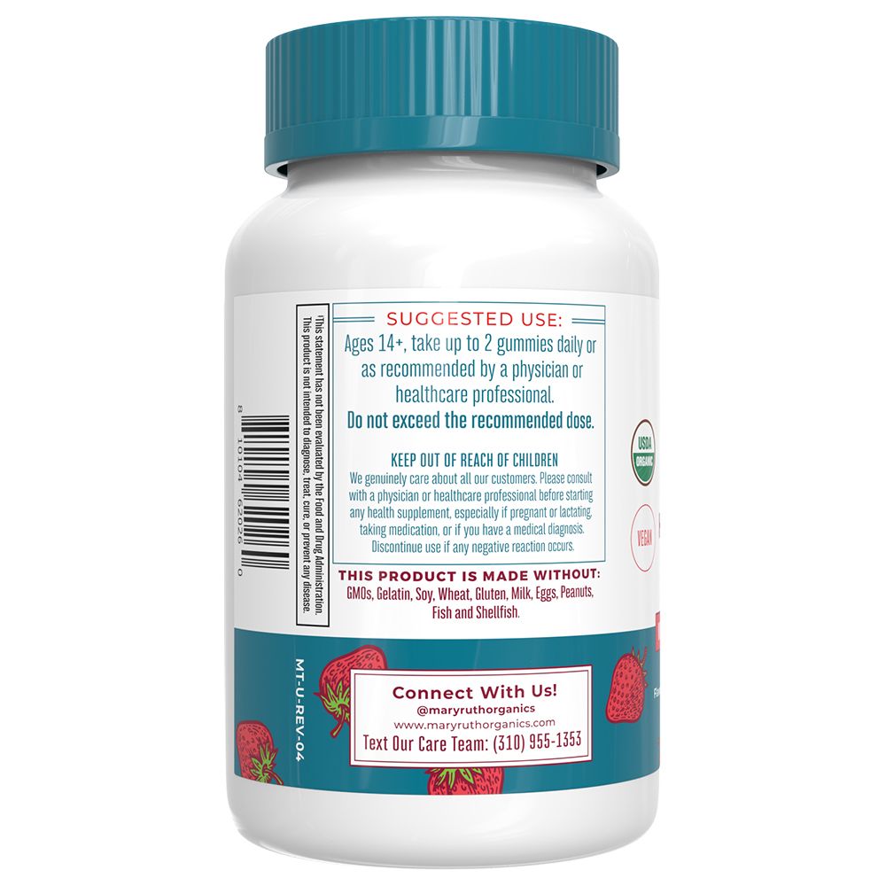 Organski jagodni gumi za lepše lase, kožo in nohte - 60 kosov - slika 3