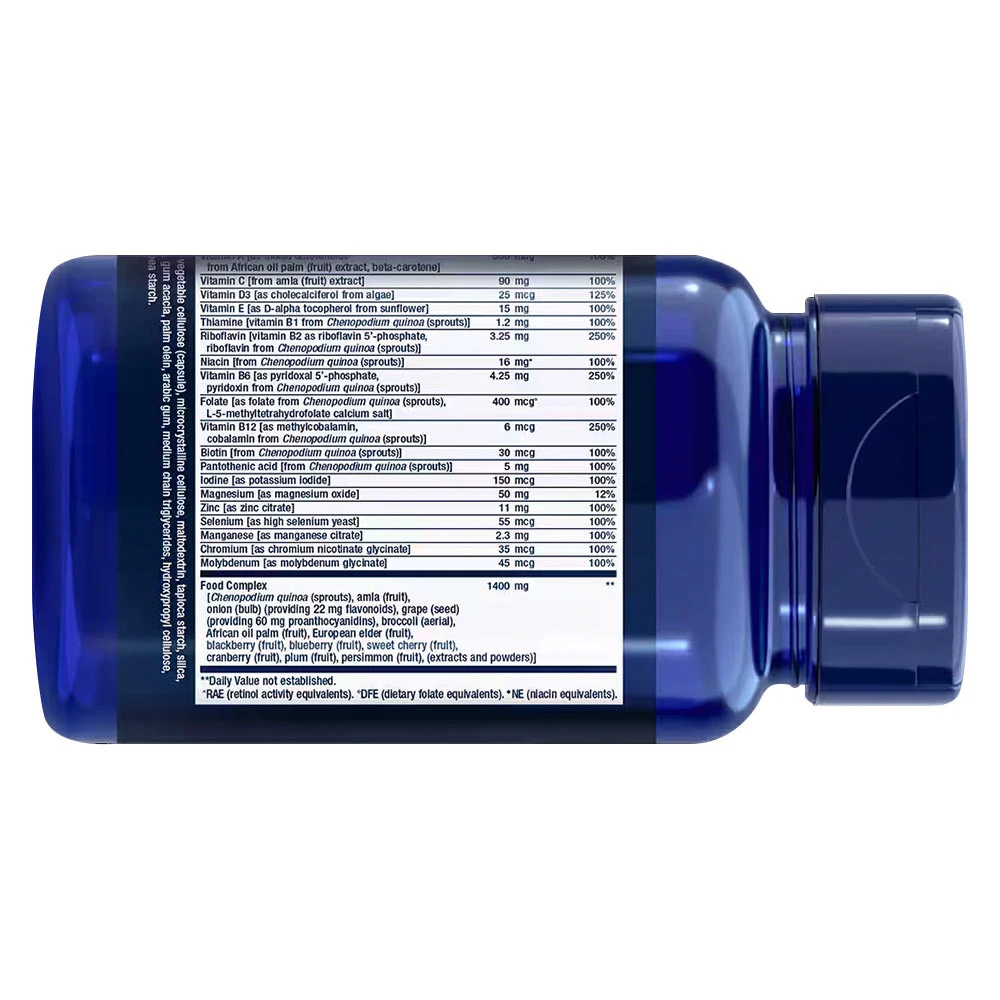 Multivitamin na rastlinski osnovi - 90 kapsul - slika 5