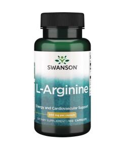 SWANSON L-arginina 500mg 100kaps