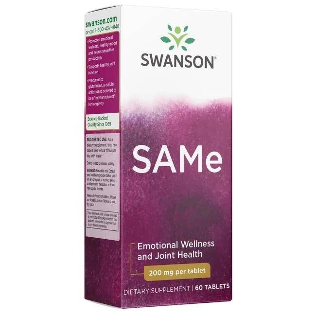 SWANSON SAMe 200mg 60tabl