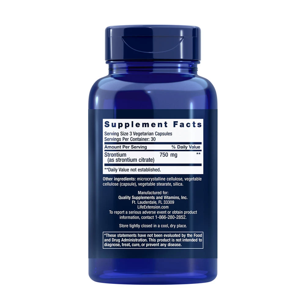 Stroncij Caps, 750 mg - 90 kapsul - slika 5