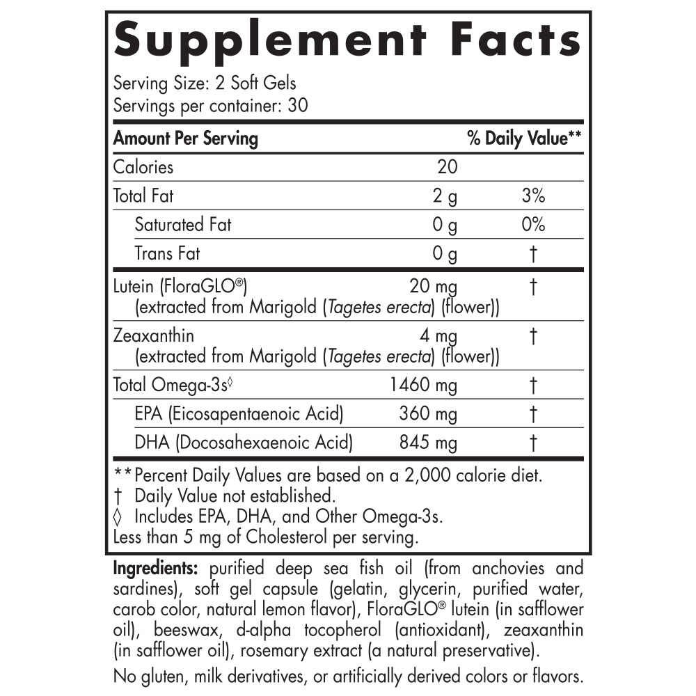 Omega Vizija, 1460mg - 60 mehkih kapsul - slika 3