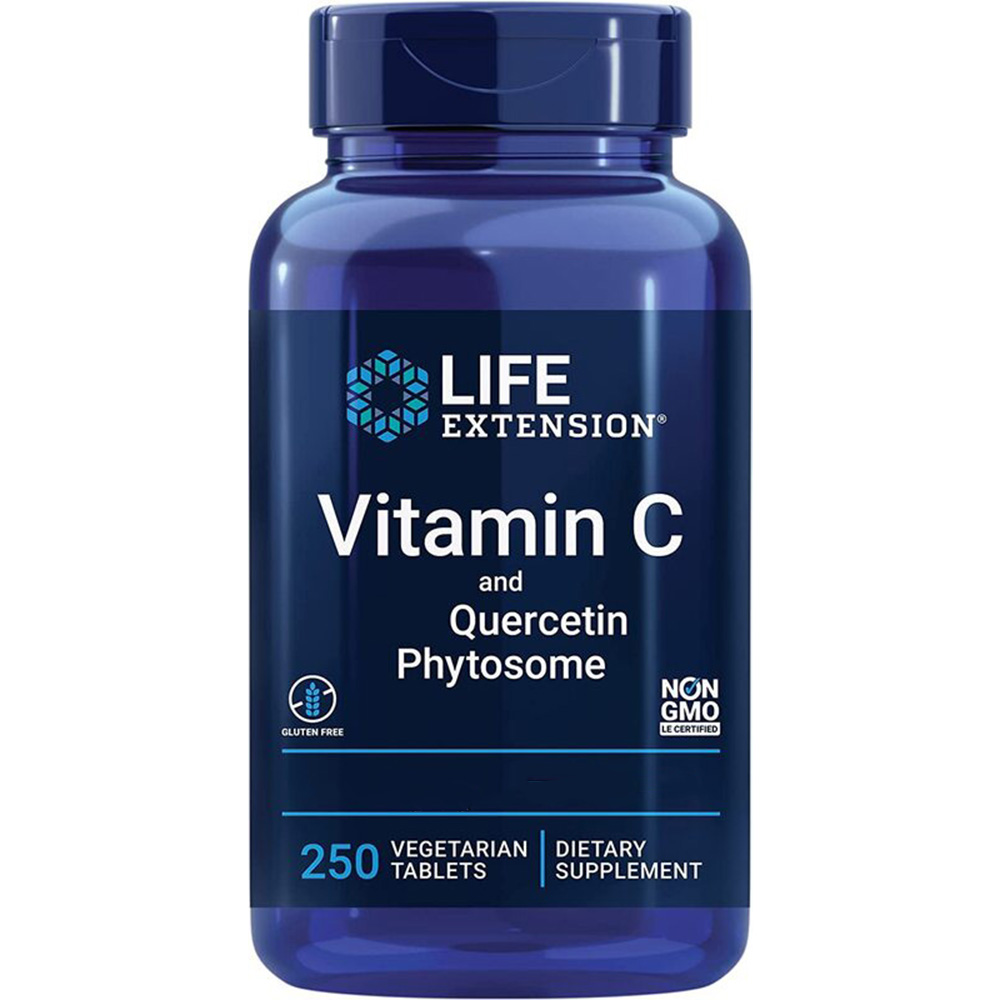 Vitamin C in fitosom bio-kvercetina - 250 vegetarijanskih tablet - slika 4