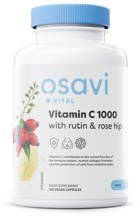 Vitamin C1000 with Rutin & Rose Hip - 120 vegan caps