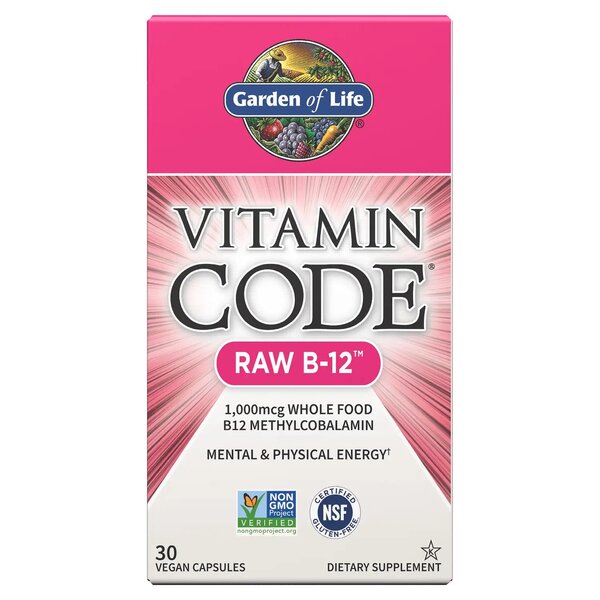 Vitamin Code Raw B-12 - 30 vegan caps