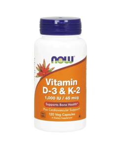Vitamin D-3 & K-2 - 120 caps