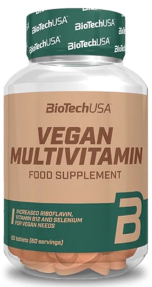 vegansk multivitamin - 60 tabletter