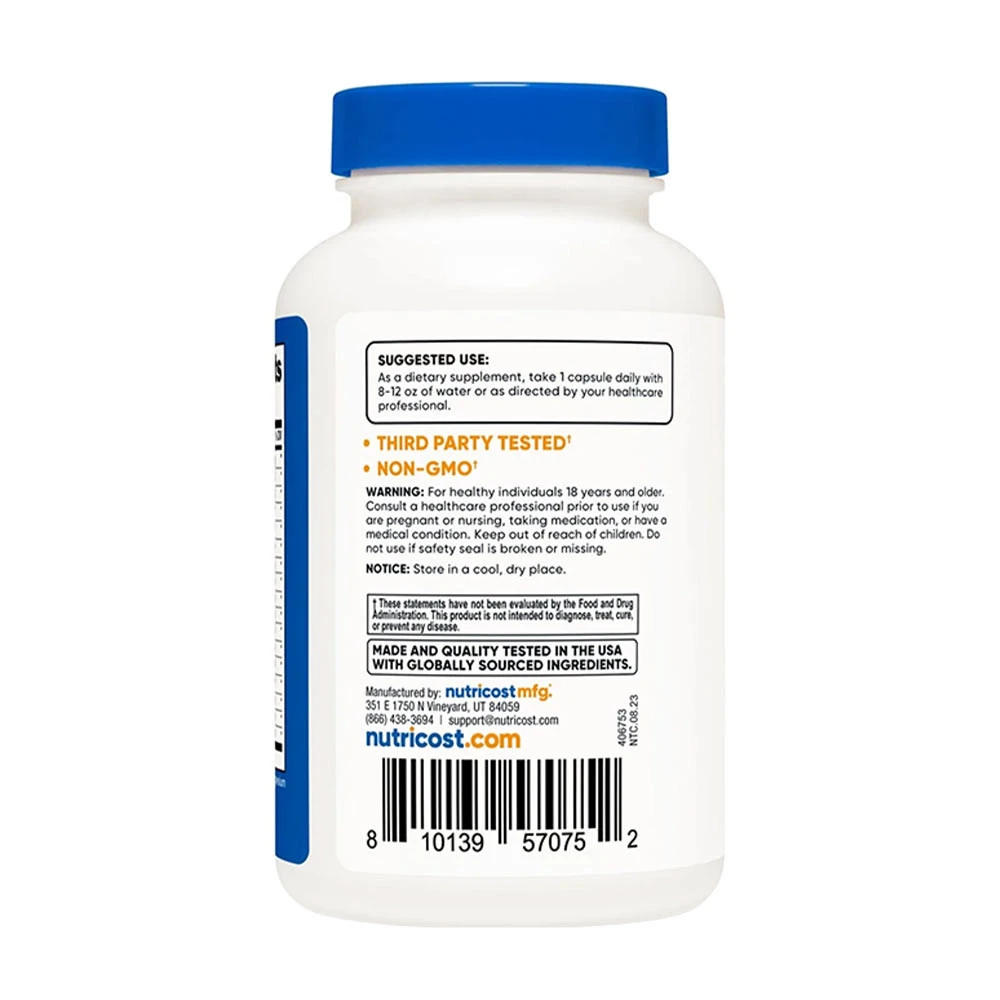 Nutricost - Kompleks prebavnih encimov, kapsule, 120 kapsul - slika 2