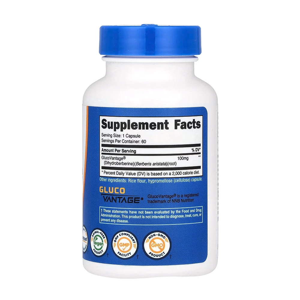 Nutricost - Dihidroberberin 100 mg, 60 kapsul - slika 2